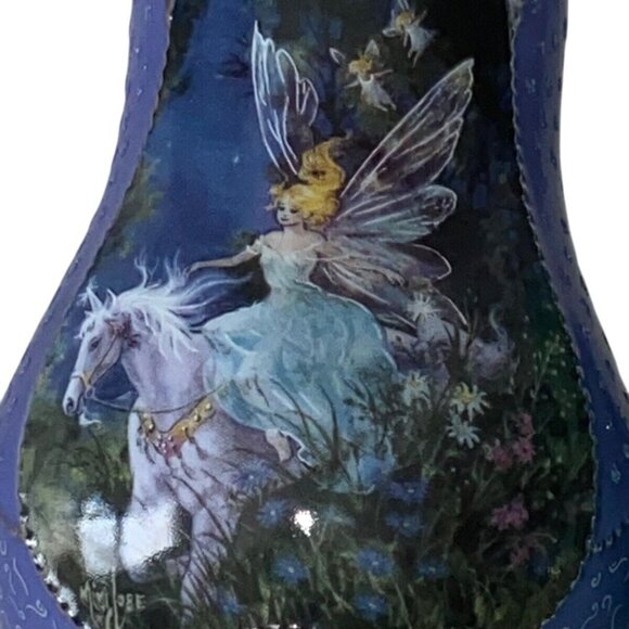 3 Porcelain Mimi Jobes Fairyland Heirloom Christmas Ornament Set Handcrafted Col - Picture 8 of 16